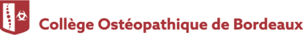 Logo de notre partenaire Collège Ostéopathique de Bordeaux